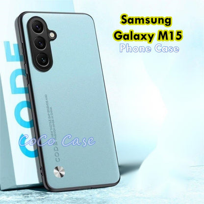 For Samsung Galaxy M15 Cover Silicone Professional Full Case Classic Simple Solid Color Phone Case Cover sweatproof
