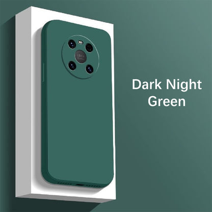 For Honor X9 5G Cover Drop and wear resistant Silicone Full Case Classic Simple Solid Color Phone Case Cover