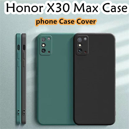 For Honor X30 Max Cover Drop and wear resistant Silicone Full Case Classic Simple Solid Color Phone Case Cover
