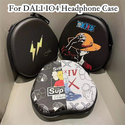 For DALI IO4 Headphone Case Cartoon Creative Patterns Headset Earpads Storage Bag Casing Box
