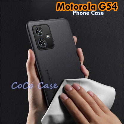 For Motorola G54 Cover Silicone Professional Full Case Classic Simple Solid Color Phone Case Cover sweatproof