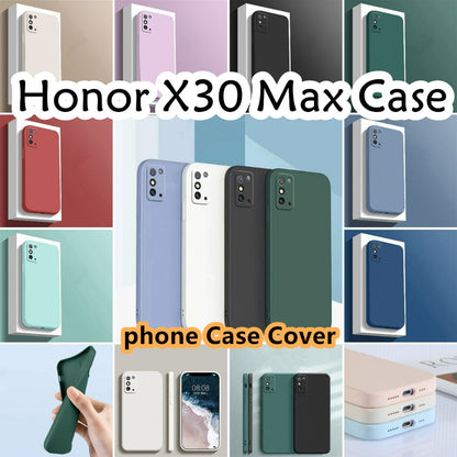 For Honor X30 Max Cover Drop and wear resistant Silicone Full Case Classic Simple Solid Color Phone Case Cover