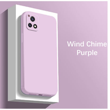 For VIVO Y31S Cover Drop and wear resistant Silicone Full Case Classic Simple Solid Color Phone Case Cover