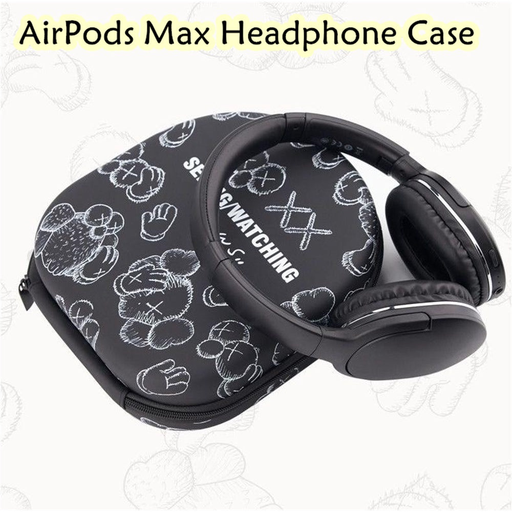 For AirPods Max Headphone Case Cartoon Creative Patterns Headset Earpads Storage Bag Casing Box