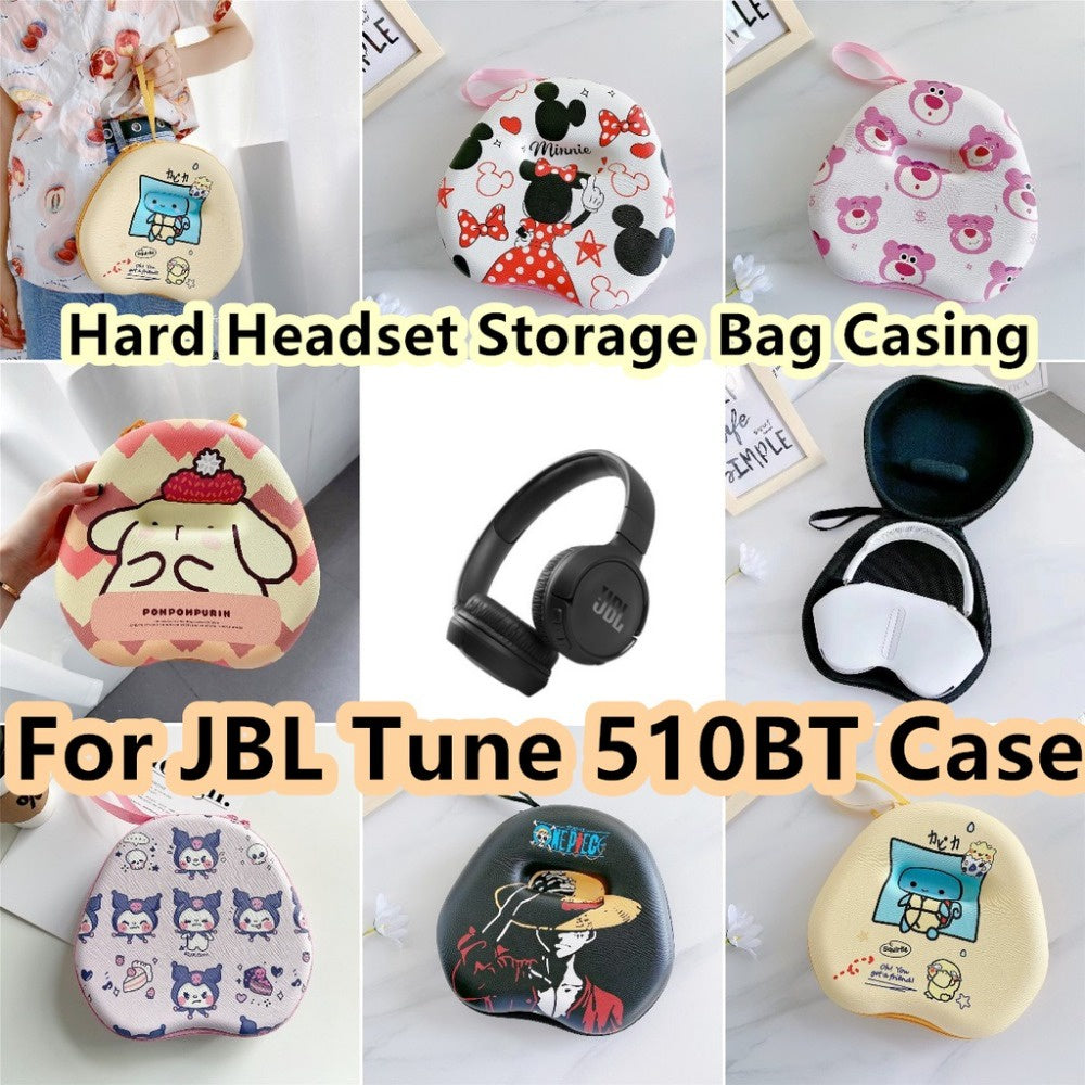 For JBL TUNE 510BT Headphone Case Cartoon Creative Patterns Headset Earpads Storage Bag Casing Box