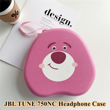 For JBL TUNE 750NC Headphone Case Cartoon Creative Patterns Headset Earpads Storage Bag Casing Box