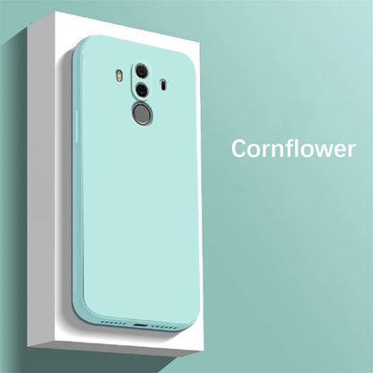 For Huawei Mate 10 Pro Cover Drop and wear resistant Silicone Full Case Classic Simple Solid Color Phone Case Cover