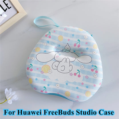 For Huawei FreeBuds Studio Headphone Case Cartoon Creative Patterns Headset Earpads Storage Bag Casing Box