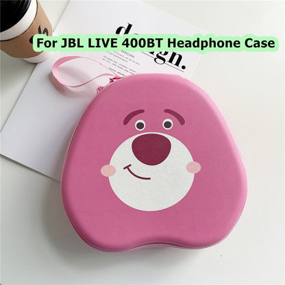 For JBL LIVE 400BT Headphone Case Cartoon Creative Patterns Headset Earpads Storage Bag Casing Box