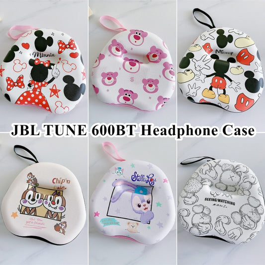 For JBL TUNE 600BT Headphone Case Cartoon Creative Patterns Headset Earpads Storage Bag Casing Box