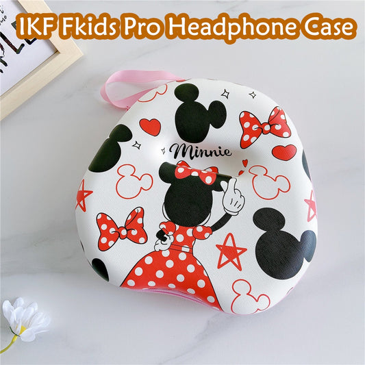 For IKF Fkids Pro Headphone Case Cartoon Creative Patterns Headset Earpads Storage Bag Casing Box