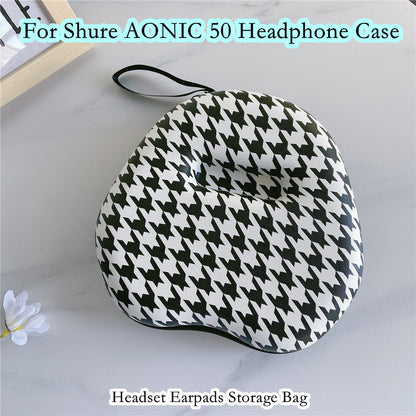 For Shure AONIC 50 Headphone Case Cartoon Creative Patterns Headset Earpads Storage Bag Casing Box