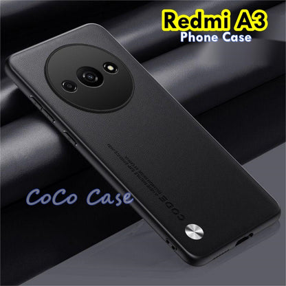 For Redmi A3 Cover Silicone Professional Full Case Classic Simple Solid Color Phone Case Cover sweatproof