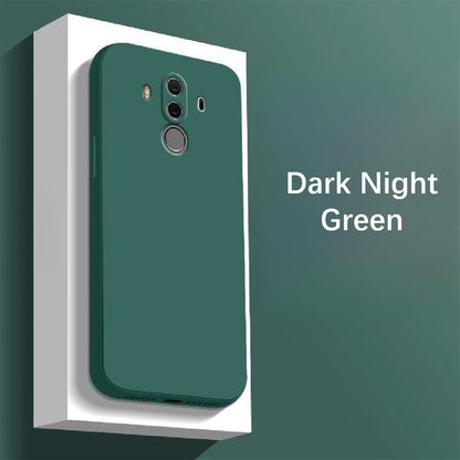 For Huawei Mate 10 Pro Cover Drop and wear resistant Silicone Full Case Classic Simple Solid Color Phone Case Cover