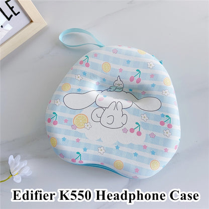 For Edifier K550 Headphone Case Cartoon Creative Patterns Headset Earpads Storage Bag Casing Box