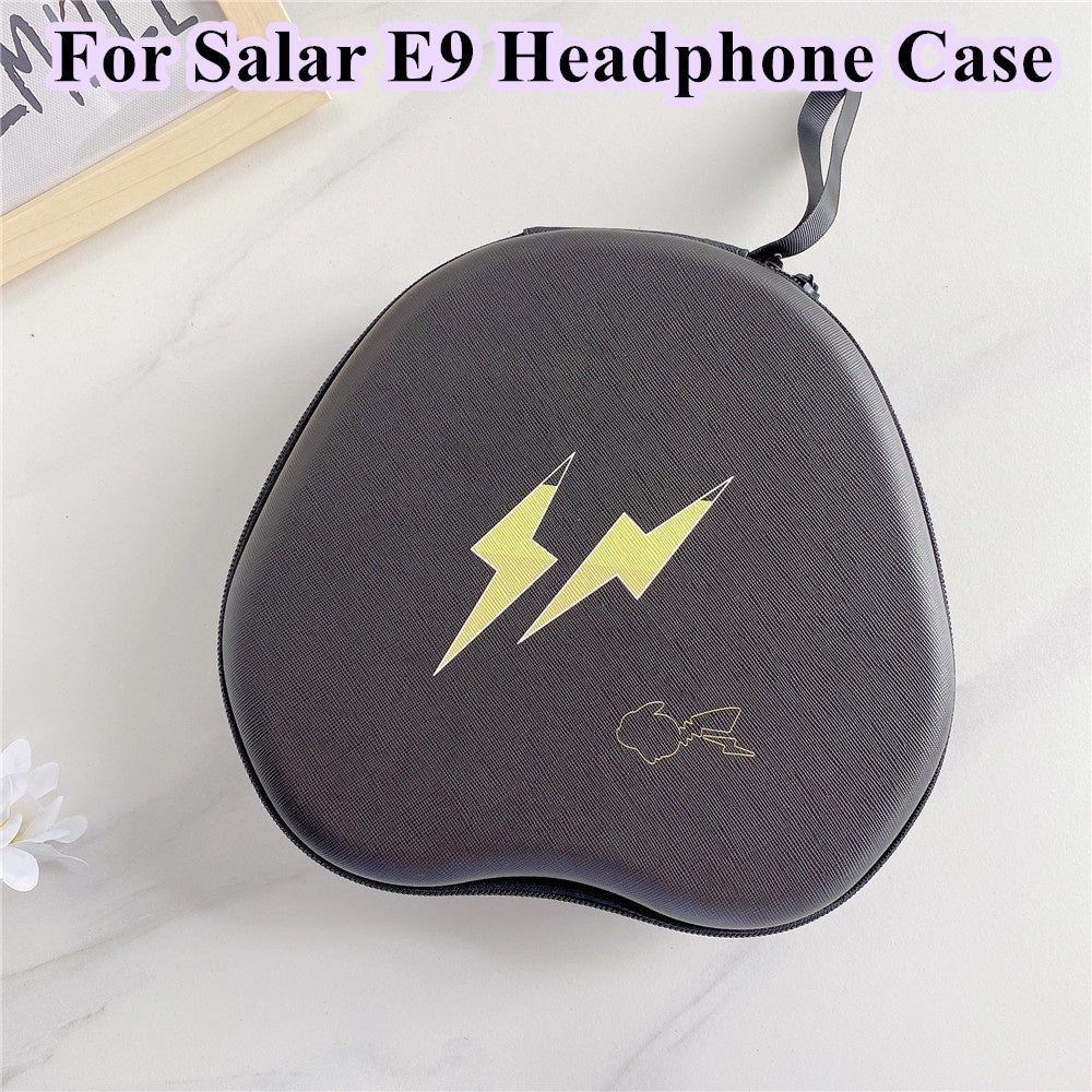 For Salar E9 Headphone Case Cartoon Creative Patterns Headset Earpads Storage Bag Casing Box