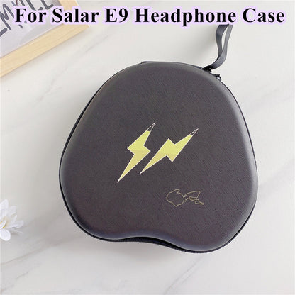 For Salar E9 Headphone Case Cartoon Creative Patterns Headset Earpads Storage Bag Casing Box
