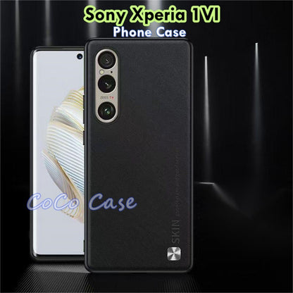 For Sony Xperia 1VI Cover Silicone Professional Full Case Classic Simple Solid Color Phone Case Cover sweatproof