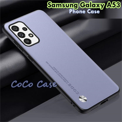 For Samsung Galaxy A53 Cover Silicone Professional Full Case Classic Simple Solid Color Phone Case Cover sweatproof