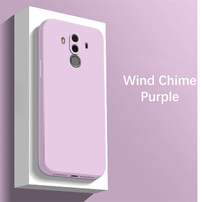 For Huawei Mate 10 Pro Cover Drop and wear resistant Silicone Full Case Classic Simple Solid Color Phone Case Cover