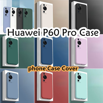 For Huawei P60 Pro Cover Drop and wear resistant Silicone Full Case Classic Simple Solid Color Phone Case Cover