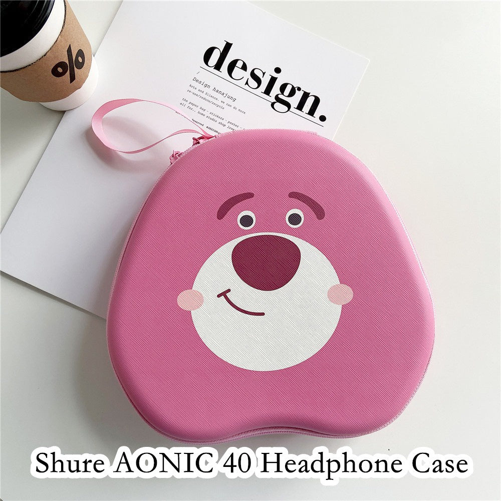 For Shure AONIC 40 Headphone Case Cartoon Creative Patterns Headset Earpads Storage Bag Casing Box