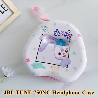 For JBL TUNE 750NC Headphone Case Cartoon Creative Patterns Headset Earpads Storage Bag Casing Box