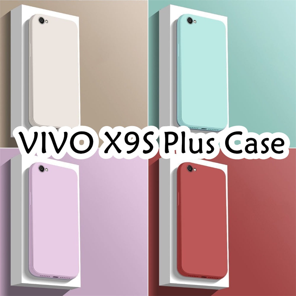 For VIVO X9S Plus Cover Drop and wear resistant Silicone Full Case Classic Simple Solid Color Phone Case Cover