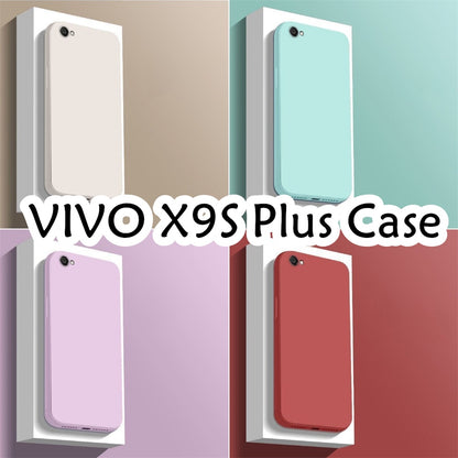 For VIVO X9S Plus Cover Drop and wear resistant Silicone Full Case Classic Simple Solid Color Phone Case Cover