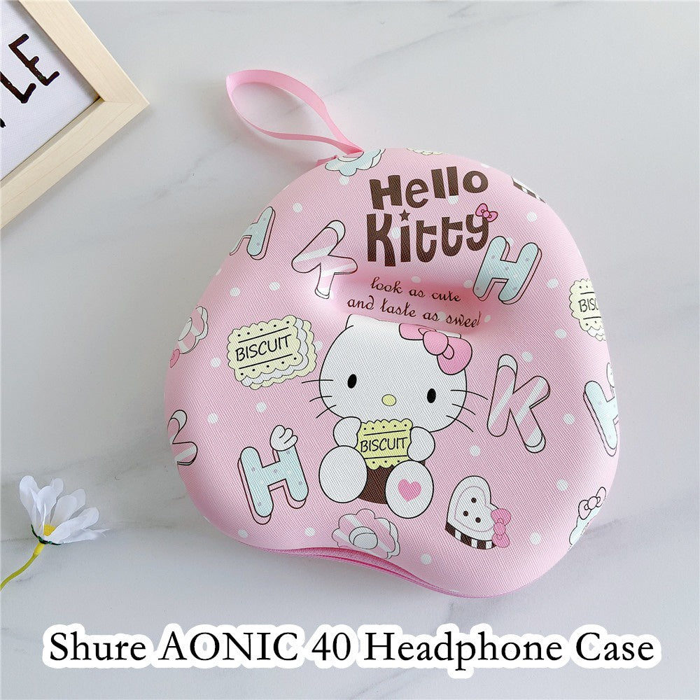 For Shure AONIC 40 Headphone Case Cartoon Creative Patterns Headset Earpads Storage Bag Casing Box