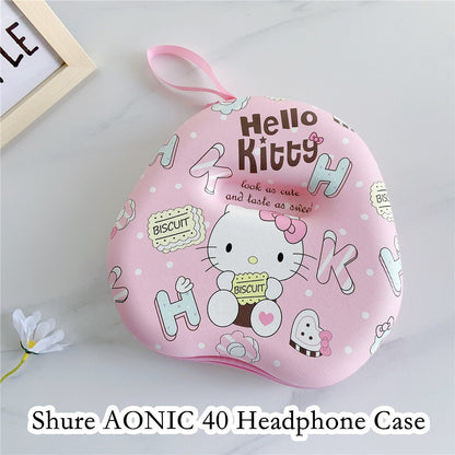 For Shure AONIC 40 Headphone Case Cartoon Creative Patterns Headset Earpads Storage Bag Casing Box