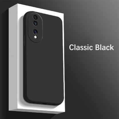 For Honor 80 GT Cover Drop and wear resistant Silicone Full Case Classic Simple Solid Color Phone Case Cover