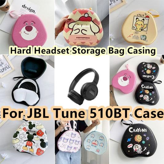 For JBL TUNE 510BT Headphone Case Cartoon Creative Patterns Headset Earpads Storage Bag Casing Box