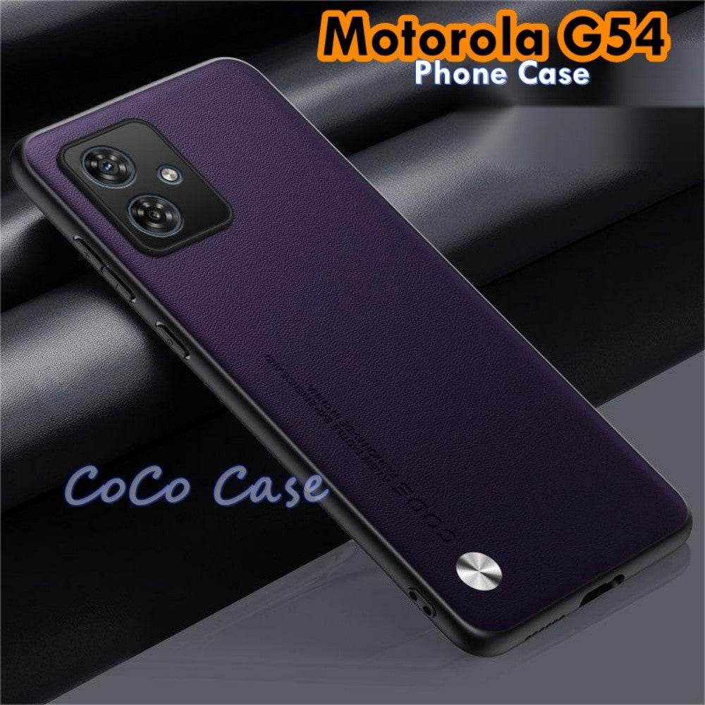 For Motorola G54 Cover Silicone Professional Full Case Classic Simple Solid Color Phone Case Cover sweatproof