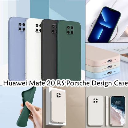 For Huawei Mate 20 RS Porsche Design Cover Drop and wear resistant Silicone Full Case Classic Simple Solid Color Phone Case Cover