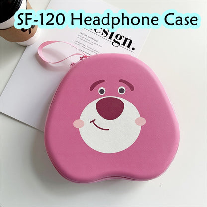 For SF-120 Headphone Case Cartoon Creative Patterns Headset Earpads Storage Bag Casing Box