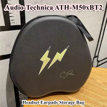For Audio-Technica ATH-M50xBT2 Headphone Case Cartoon Creative Patterns Headset Earpads Storage Bag Casing Box