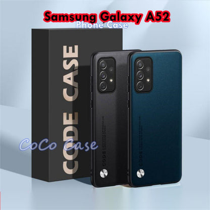 For Samsung Galaxy A52 Cover Silicone Professional Full Case Classic Simple Solid Color Phone Case Cover sweatproof