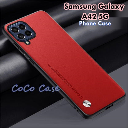 For Samsung Galaxy A42 5G Cover Silicone Professional Full Case Classic Simple Solid Color Phone Case Cover sweatproof