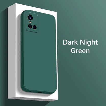For VIVO S10 Pro Cover Drop and wear resistant Silicone Full Case Classic Simple Solid Color Phone Case Cover