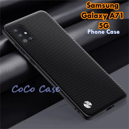 For Samsung Galaxy A71 5G Cover Silicone Professional Full Case Classic Simple Solid Color Phone Case Cover sweatproof