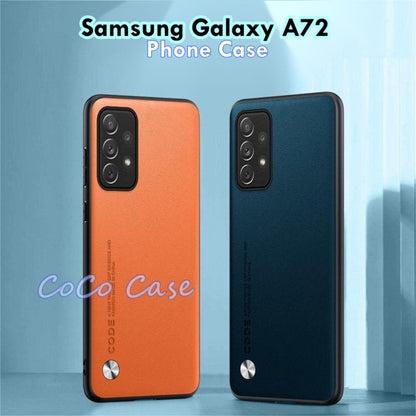 For Samsung Galaxy A72 Cover Silicone Professional Full Case Classic Simple Solid Color Phone Case Cover sweatproof