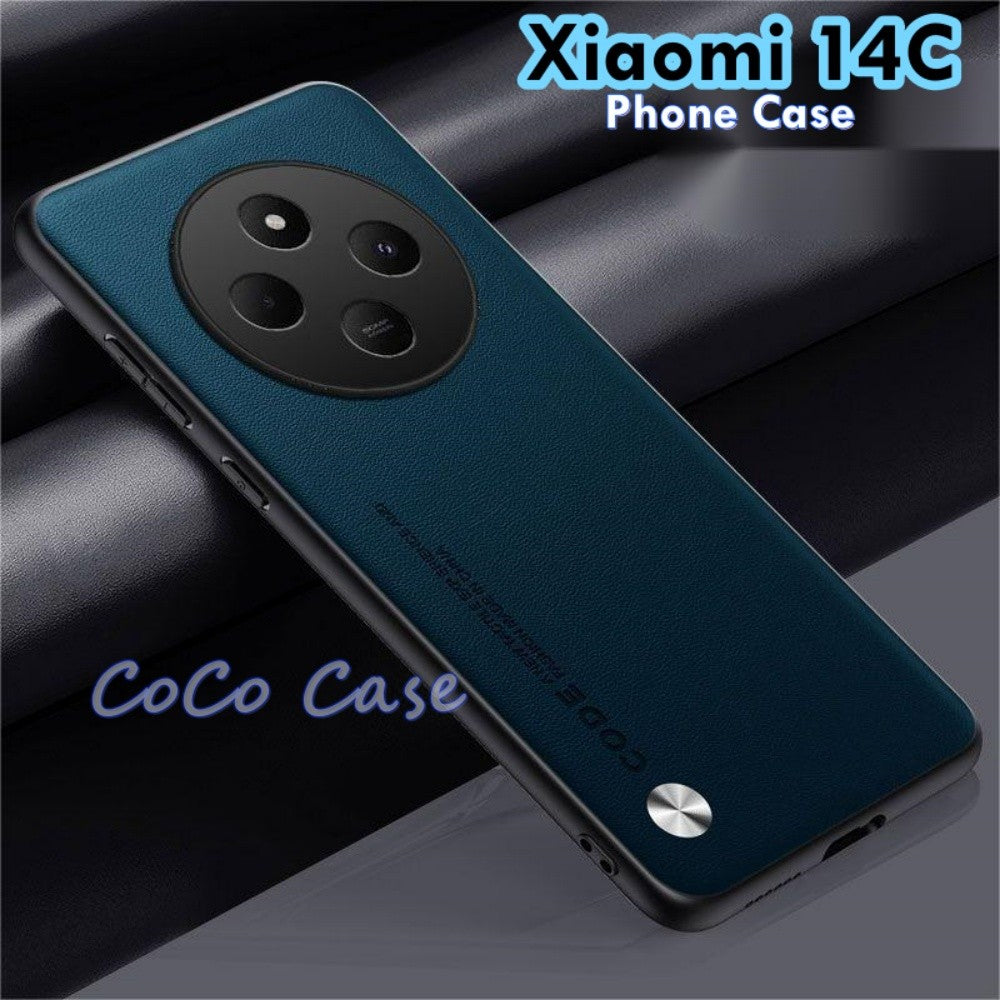 For Xiaomi 14C Cover Silicone Professional Full Case Classic Simple Solid Color Phone Case Cover sweatproof