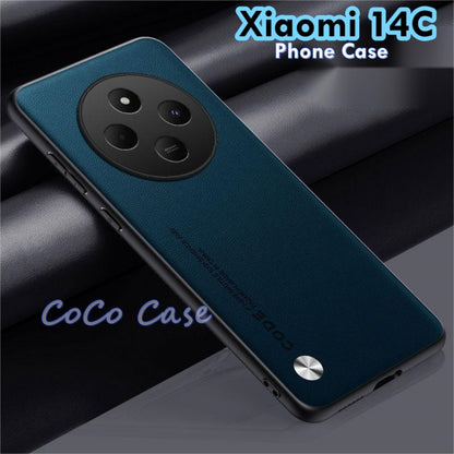 For Xiaomi 14C Cover Silicone Professional Full Case Classic Simple Solid Color Phone Case Cover sweatproof