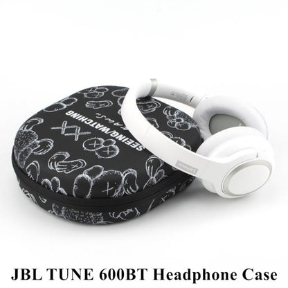 For JBL TUNE 600BT Headphone Case Cartoon Creative Patterns Headset Earpads Storage Bag Casing Box