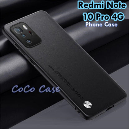 For Redmi Note 10 Pro 4G Cover Silicone Professional Full Case Classic Simple Solid Color Phone Case Cover sweatproof