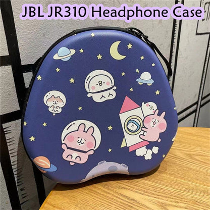 For JBL JR310 Headphone Case Cartoon Creative Patterns Headset Earpads Storage Bag Casing Box