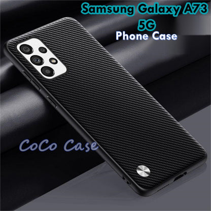 For Samsung Galaxy A73 5G Cover Silicone Professional Full Case Classic Simple Solid Color Phone Case Cover sweatproof