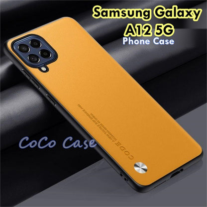 For Samsung Galaxy A12 5G Cover Silicone Professional Full Case Classic Simple Solid Color Phone Case Cover sweatproof