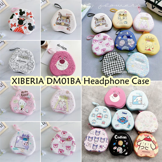 For XIBERIA DM01BA Headphone Case Cartoon Creative Patterns Headset Earpads Storage Bag Casing Box